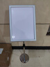 豪思克普 指示牌立式A3【银色直角】引导牌水牌广告展示牌落地不锈钢标识牌会议指示牌 实拍图