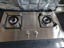 帅康（Sacon）【新品上市】燃气灶双灶家用 5.0KW火力值灶具不锈钢面板嵌入式台式灶台JZT-3G803 【天然气热卖款】不锈钢面板+中心铜火盖 实拍图