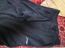 李宁健身运动裤男子纯色百搭舒适简约宽松休闲跑步长卫裤 【春秋款】束脚-黑色CA73-4 L (男175) 实拍图