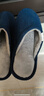 回力棉拖鞋男女士加绒秋冬季室内防臭滑保暖棉拖鞋HL0006蓝色44-45码 实拍图