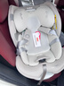 猫头鹰卢娜2 儿童安全座椅0-12岁婴儿车载360度旋转 新法规-卢娜2银白 实拍图