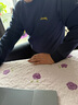 JEEP吉普卫衣男秋冬季宽松长袖T恤男士圆领潮流衣服男装 蓝色加绒 2XL 实拍图
