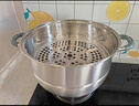 京东京造 蒸锅 大容量304不锈钢汤锅加厚炖蒸煮燃气灶家用 双层30cm 实拍图