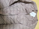 优衣库女装高级轻型羽绒便携式茄克/轻暖便携排骨羽绒478575 478575/70浅紫色 L 实拍图