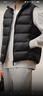 京东京造零压排骨羽绒轻薄羽绒服男外套冬季防钻绒马甲背心新年曜石黑L 实拍图