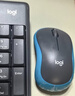 罗技（Logitech）MK275 键鼠套装 无线键鼠套装 办公键鼠套装 全尺寸 商务键鼠套装 带无线2.4G接收器 黑蓝色 实拍图