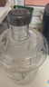 拜杰纯净水桶 食品级PC矿泉水桶透明手提式水桶茶水桶 大容量水桶黑盖7.5L 实拍图