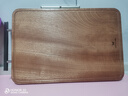 双枪乌金檀木整木菜板 百年龄砧板家用切菜案板抗菌实木菜板45*30*2.5 实拍图