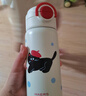 保温杯316不锈钢水杯高颜值吸管杯学生便携杯子杯套款点点猫570ml 实拍图