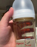 贝亲（Pigeon）新生儿 防胀气宽口径玻璃奶瓶160ml SS号奶嘴 0个月+ AA260 实拍图
