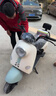 新日（Sunra）电动摩托车 丽曼自营电动车60v5块铅酸电池76km长续航大踏板电动车男女通用代步电瓶车家用电摩绿 实拍图
