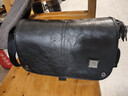 FALAMAONE单肩包男真皮邮差包斜挎包头层牛皮潮流休闲商务通勤包出差大容量 中号29/24/12 实拍图