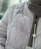坦博尔轻薄羽绒服女短款翻领宽松舒适衬衫式女士外套330226D 薰衣草155 实拍图