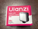 ulanzi优篮子 U60 RGB方块小灯（黑） 磁吸全彩补光灯便携LED口袋双色温手持摄影灯相机手机直播灯会议灯 实拍图