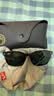 雷朋（RayBan）太阳镜大框眼镜修饰户外墨镜0RB4392D 601/81黑色镜框深灰色偏光镜片 尺寸66 实拍图