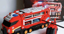奥智嘉儿童玩具男孩3-6岁声光消防车轨道变形弹射卡车合金汽车新年礼物 实拍图