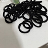 优家（UPLUS）无接缝头绳发圈发绳黑色30根 高弹力皮筋扎头发扎头绳橡皮筋 实拍图