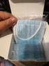 振德一次性医用外科口罩独立包装一只一袋透气防尘雾霾过敏蓝色100只 实拍图