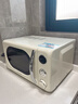 格兰仕（Galanz）复古微波炉 家用小型20L迷你 奶油风百搭复古 易清洁大平板 自动菜单 700瓦省电KAW0-SF2 实拍图