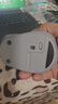 罗技（Logitech）M330 轻音鼠标 无线鼠标 办公鼠标 右手鼠标 带无线微型接收器 灰色 实拍图