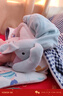 澳贝（auby）婴幼儿童玩具星座小兔安抚巾宝宝哄睡神器新生儿毛绒手偶满月礼物 实拍图