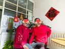 李宁（LI-NING）运动卫衣男女同款新年限定本命年骐骥红圆领套头宽松休闲长袖上衣 实拍图