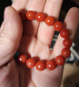 石玥珠宝收藏级10-11mm保山南红玛瑙手串转运珠手链男女士款 水晶玛瑙 实拍图