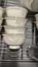 红牡丹 陶瓷金边米饭碗轻奢面碗汤碗家用景德镇餐具中式碗组合乔迁碗碟 一季花开描金4.5英寸高脚碗10个 实拍图