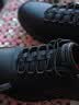 斯凯奇（Skechers）男鞋秋冬新品一脚蹬休闲鞋黑色商务鞋轻便软底运动户外健步鞋皮鞋 实拍图