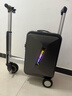 Airwheel爱尔威电动行李箱智能骑行箱可坐可代步伸缩铝框箱包20英寸登机箱 实拍图