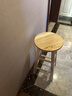 观藤 凳子实木凳子吧台凳子高脚凳 家用简约凳酒吧凳实木吧椅 圆凳子 新款加固60cm高 实拍图