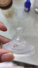 布朗博士婴儿奶嘴 宽口径硅胶防呛Y孔 9月+辅食期通用 (1个装) 爱宝选PLUS 实拍图
