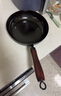 阎铁匠章丘平底锅煎锅无涂层家用铁锅烤肉煎锅牛排锅煎蛋锅老式熟铁24cm 实拍图