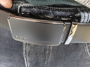 京东京造真皮男士皮带 牛皮自动扣腰带自营新款生日新年情人节礼物110cm 实拍图