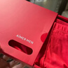 爱慕先生（AIMER MEN）【红品礼盒内裤2件装】好事成双红品内裤两件包男士内裤NS23C962 红色700 2条 3XL (185) 实拍图