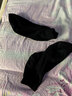 猫人男士袜子男纯棉100%秋冬中筒袜男袜防臭吸汗商务棉袜黑色5双 实拍图