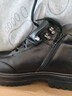 恒源祥靴子男士头层牛皮秋冬季加绒马丁靴新款雪地靴棉鞋 J6388 黑色 41 实拍图