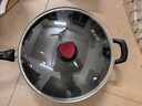 炊大皇炒锅不粘锅少油烟平底多用煎炒锅36cm电磁炉通用健康CKN4636BF 实拍图