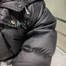 左西男童羽绒服2026冬季新款儿童三防加厚面包服长款外套 黑色 110 实拍图