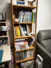 木马人书架落地置物架儿童书柜子家用桌面简易立式靠墙多层书本收纳储物 旗舰款-茶色六层50长 实拍图