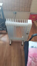 美的（Midea）【白玉】取暖器/电暖器/电暖气家用/烤火炉/13片节能速热/电热油汀/油酊/加热器/烘衣加湿HYX22N 实拍图