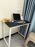舒客艺家 电脑桌台式小户型小桌子家用学习桌写字办公书桌电竞长条桌子 木纹白架单桌80*50*74 加固电脑桌 实拍图