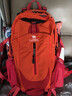 骆驼（CAMEL）【山栖】户外轻便登山包大容量专业徒步防水旅行背包双肩包朱雀红 实拍图
