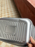 不锈钢烤鱼盘子长方形深盘托盘鱼盘家用电磁炉专用烤鱼炉小吃烧盘 双柄【32*19*5cm】浅款  无盖 实拍图