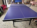 双鱼 乒乓球桌室内家用可折叠 移动带轮乒乓球台 JD200附网架赞商品 实拍图