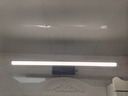 雷士照明（NVC）led镜前灯卫生间浴室化妆灯防水墙壁灯镜柜灯免打孔砂黑12W暖白光 实拍图