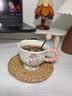 马年水杯可爱卡通ins马克杯高颜值喝水杯子陶瓷情侣水杯新年礼物 粉色小马-【粉色珠把杯】 高端手提礼盒【杯+勺】 实拍图