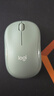 罗技（Logitech）M221 轻音鼠标 无线鼠标 办公鼠标 对称鼠标 带无线微型接收器 薄荷绿 实拍图