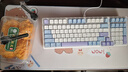 VGN V98Pro V3/V4 有线/蓝牙/无线三模客制化机械键盘99键 10000mAh电池gasket结构 电竞游戏办公 V98Pro-V3 奶牛轴 海盐 实拍图
