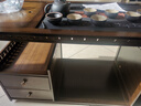 春莎移动茶台家用实木茶水柜小茶桌带轮茶车功夫茶几茶具套装烧水一体 【120长】乌金石+防烫电器+黑陶 实拍图